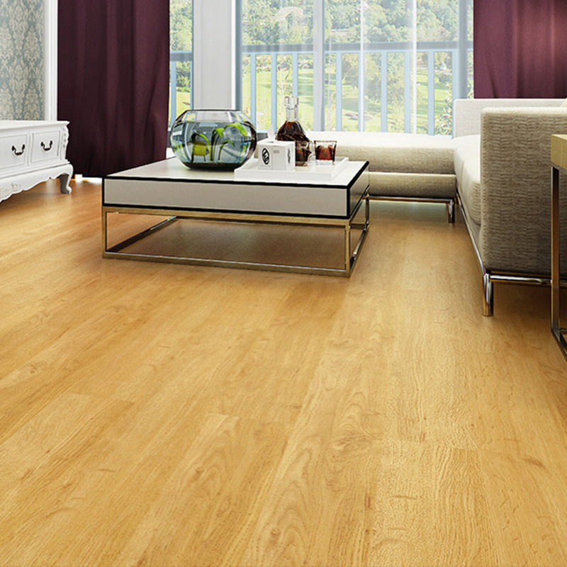 Rectangle PVC Flooring Peel and Stick Smooth Wood Look Vinyl Flooring