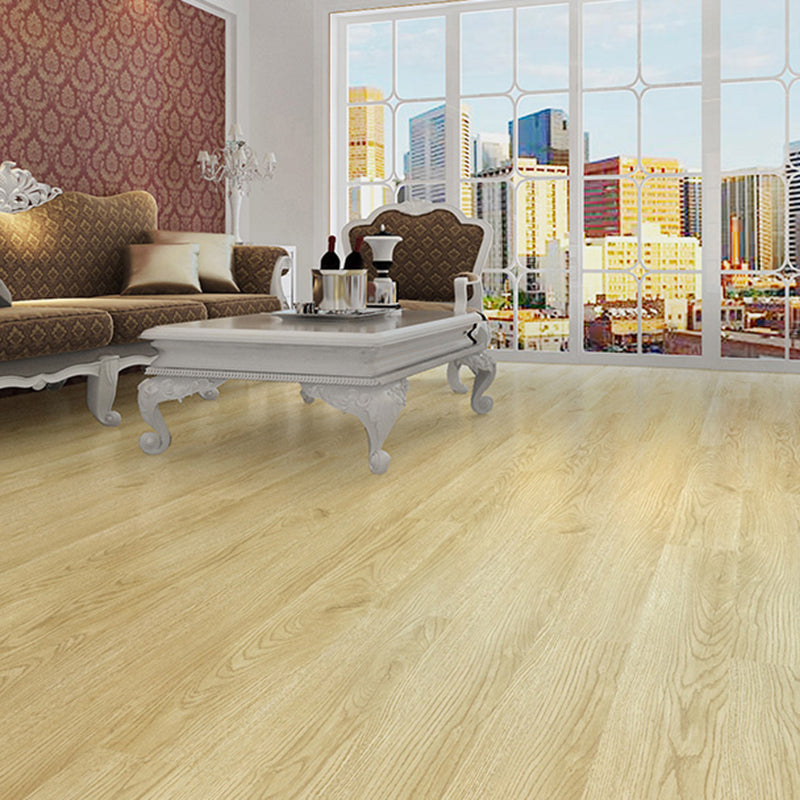 Rectangle PVC Flooring Peel and Stick Smooth Wood Look Vinyl Flooring