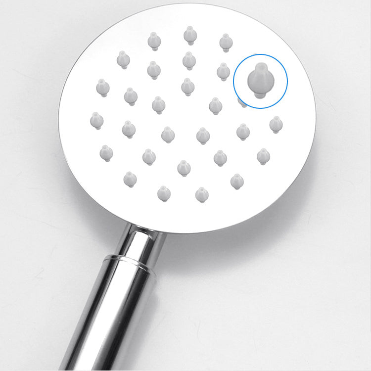 Round Shower Head Stainless Steel 3 Sprays Wall-Mounted Handheld Shower Head