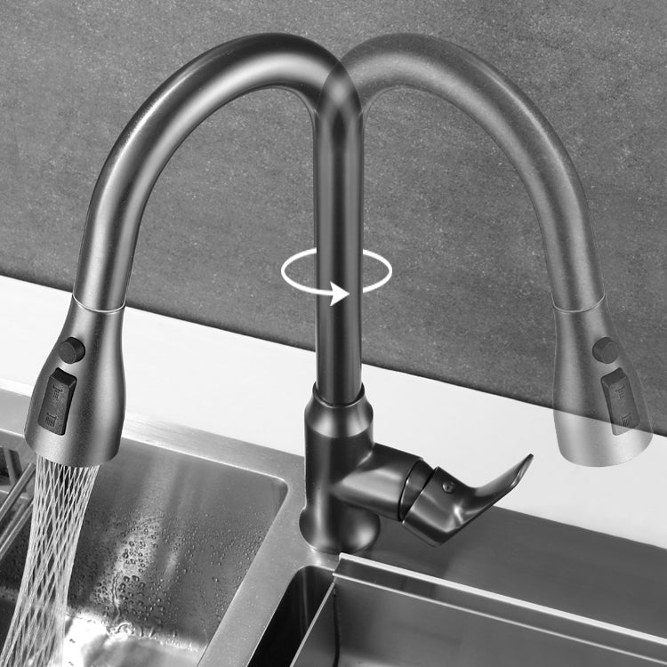 Modern Plain Kitchen Faucet Gooseneck Standard Kitchen Faucets