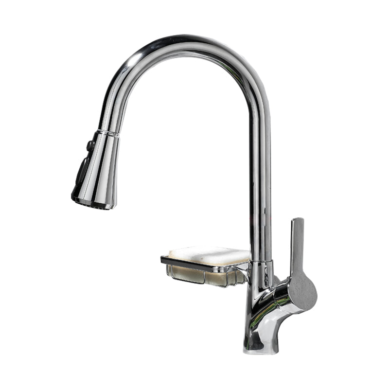 Modern Plain Kitchen Faucet Gooseneck Standard Kitchen Faucets