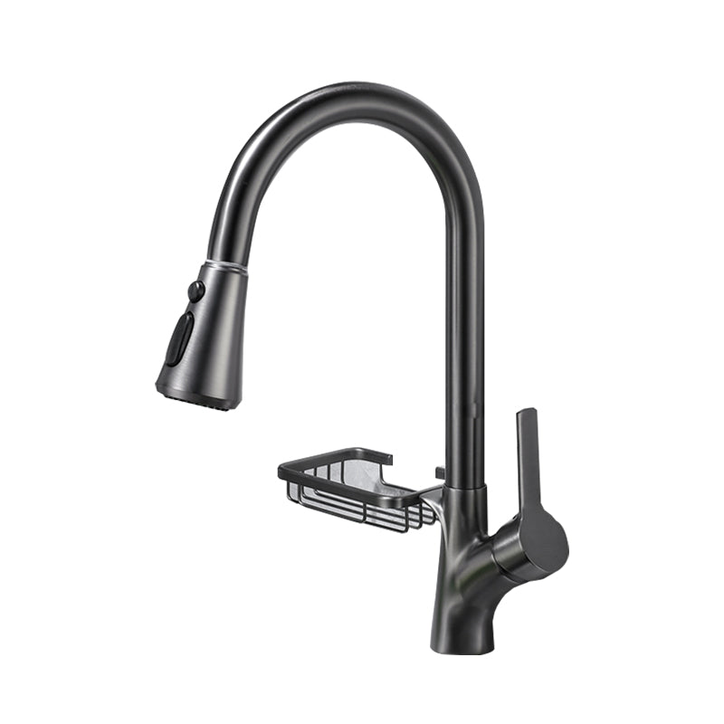 Modern Plain Kitchen Faucet Gooseneck Standard Kitchen Faucets