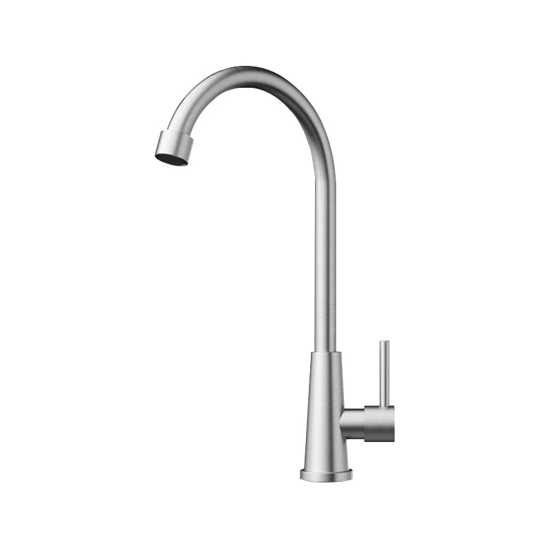 High Arch Kitchen Faucet Stainless Steel 1 Hole Kitchen Faucet with No Sensor