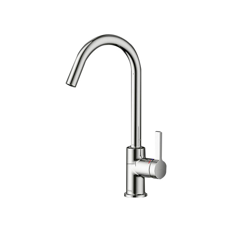 1 Hole Kitchen Faucet Metal High Arch Kitchen Sink Faucet with No Sensor
