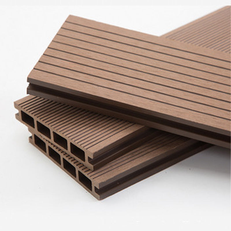 Contemporary Floor Tile Smooth Click Lock Engineered Wood for Patio Garden