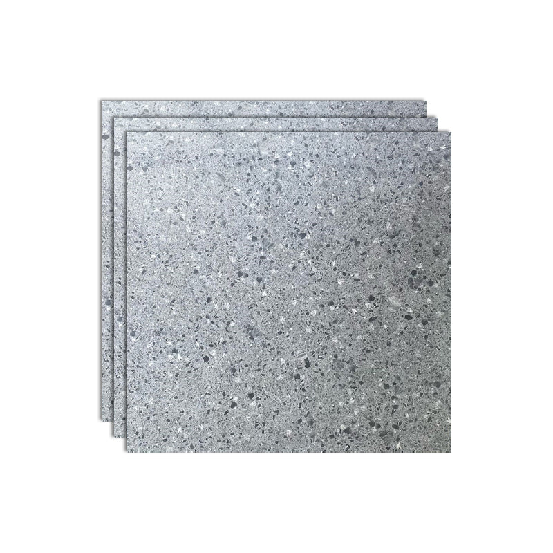 Engineered Stone Singular Tile Square Gray Tile for Living Room