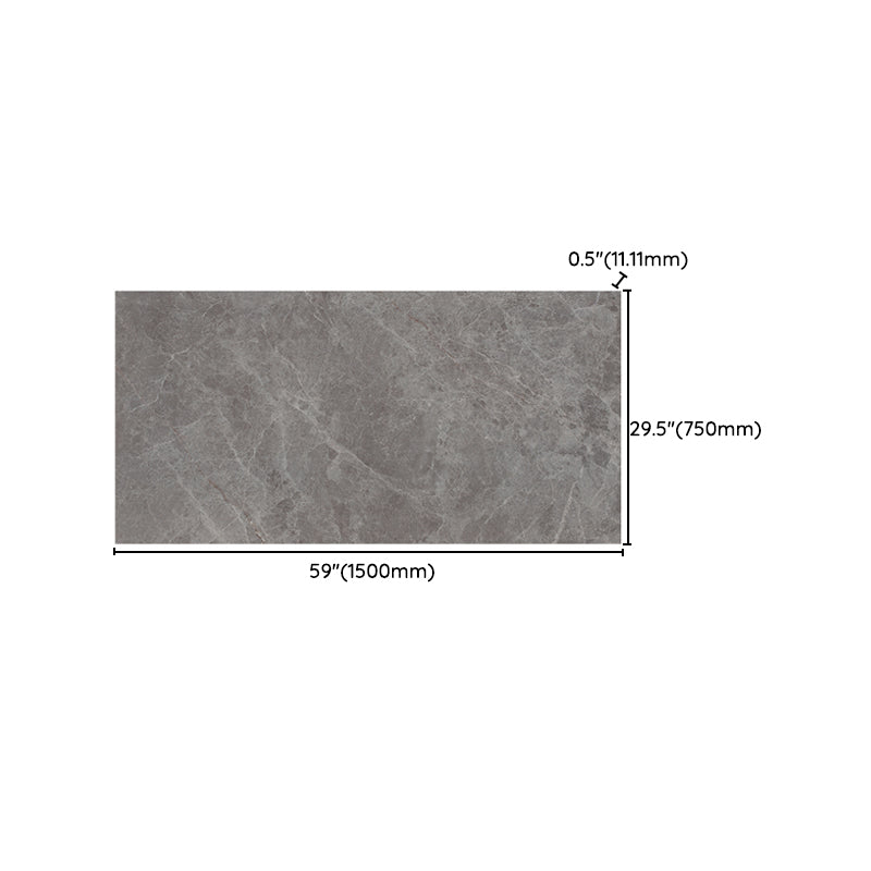 Rectangle Matte Tile Gray Marble Floor and Wall for Drawing Room