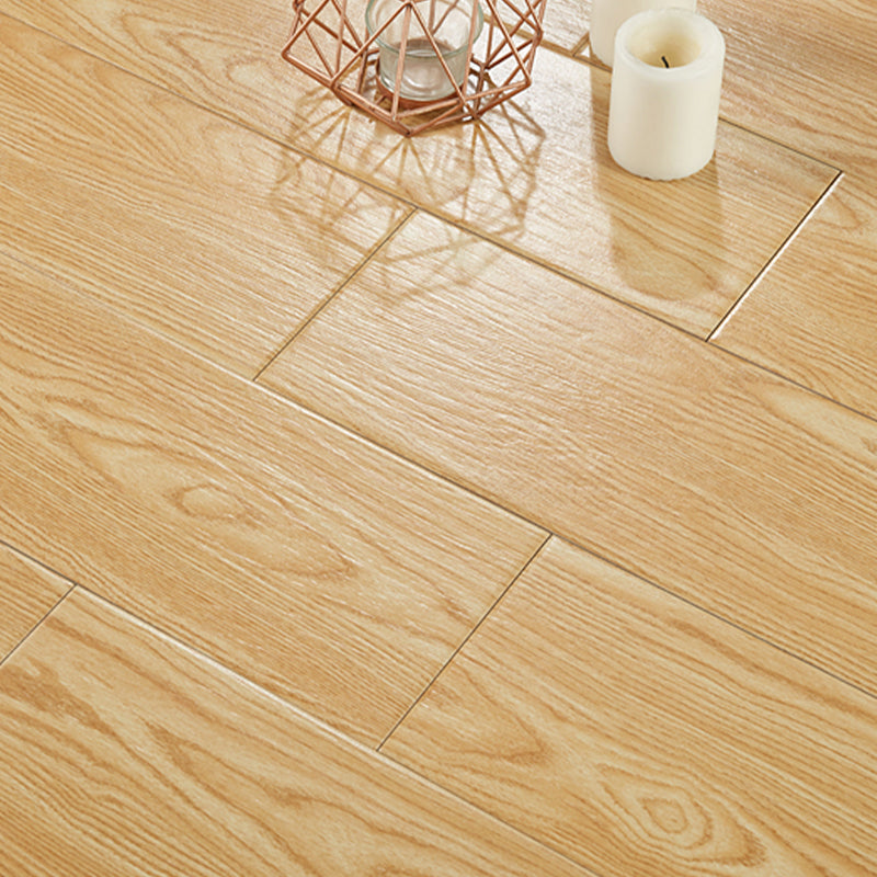 Dark Brown Wood Grain Pattern Tile Rectangular Singular for Drawing Room