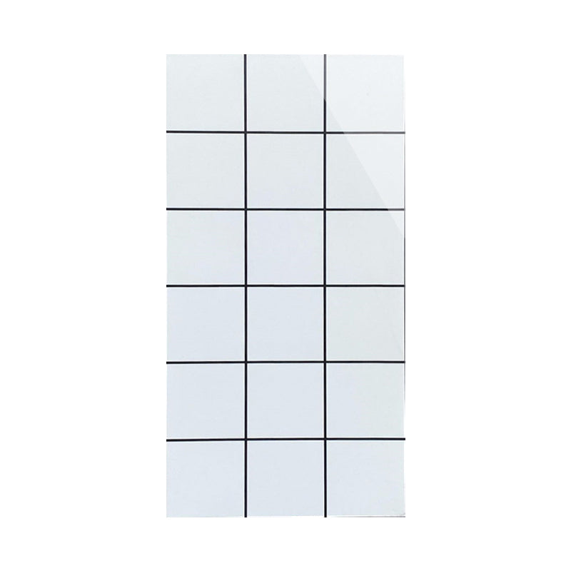 Porcelain Peel and Stick Wall Tile Rectangular Field Tile Wallpaper