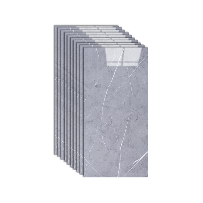 Single Tile Wallpaper Rectangular Plastic Peel and Stick Backsplash Wall Tile