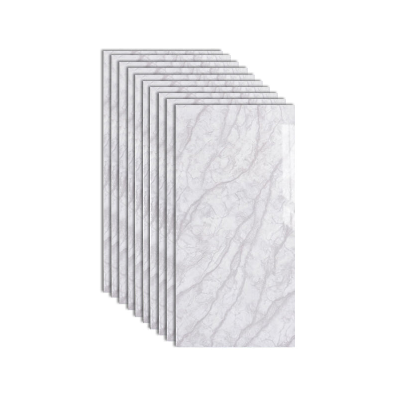 PVC Peel and Stick Tile Rectangular Single Tile Wallpaper with Stain Resistant