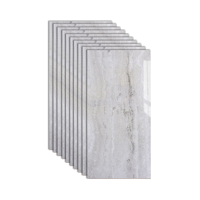 Plastic Peel and Stick Wall Tile Rectangular Waterproof Peel and Stick Wall Tile