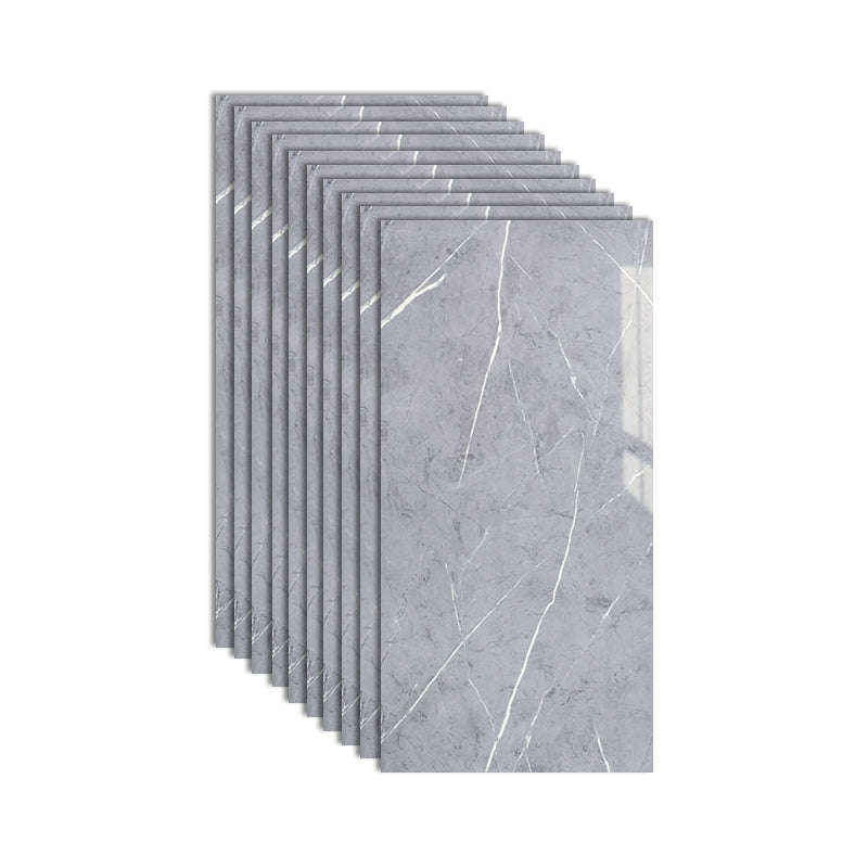 Plastic Peel and Stick Wall Tile Rectangular Waterproof Peel and Stick Wall Tile