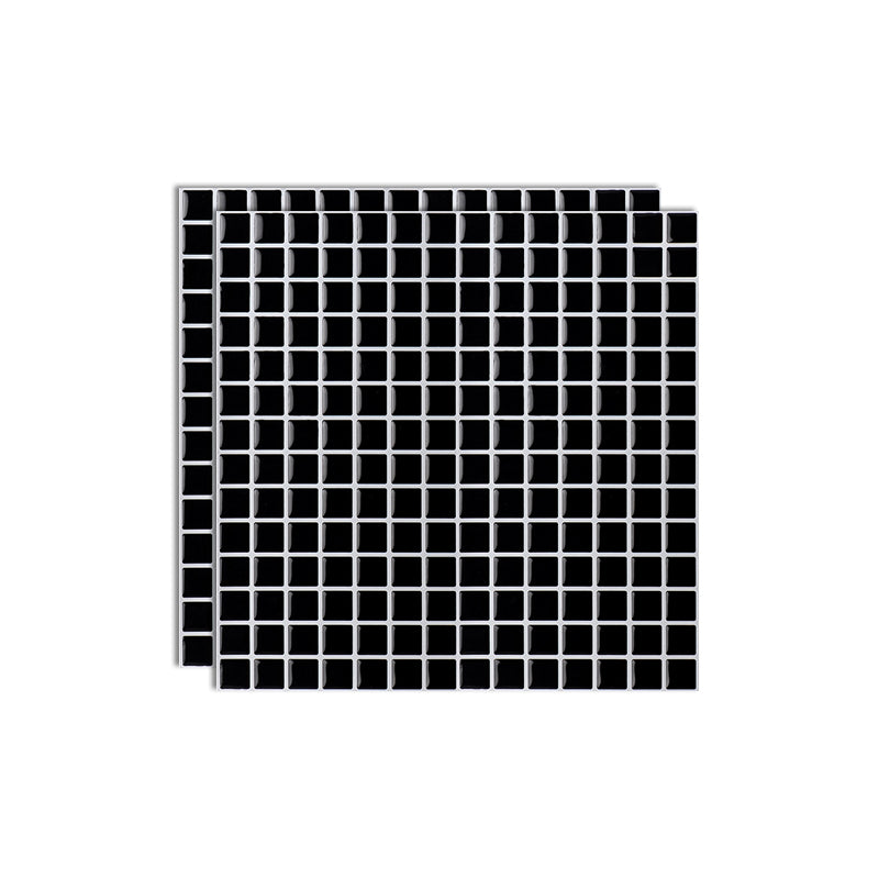 Square Peel & Stick Mosaic Tile Plastic Grid Peel & Stick Mosaic Tile