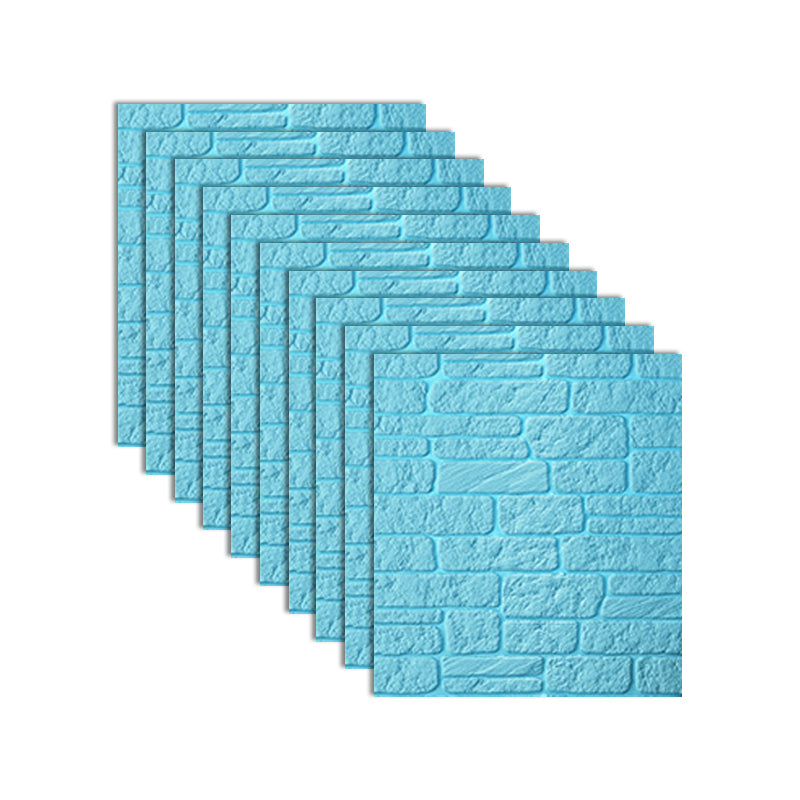 Industrial 3D Brick Wall Plank Bathroom Living Room Wall Panels Set of 10