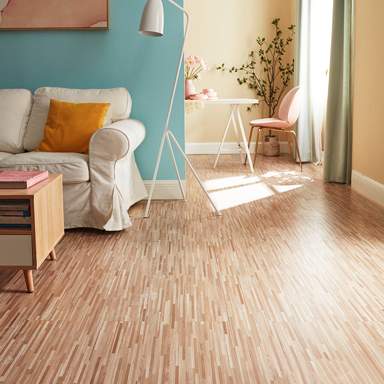 Modern Vinyl Plank Flooring Peel and Stick Wood Look Embossed PVC Flooring