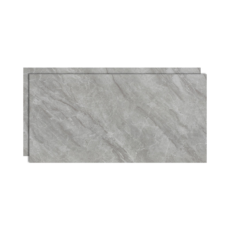 Rectangle Matte Tile Gray Marble Floor and Wall for Drawing Room