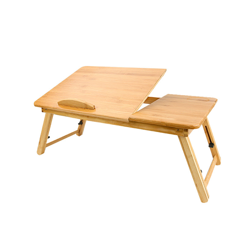 Modern Style Wooden Folding Desk Rectangular Shape Office Table with 2-Legs for Office