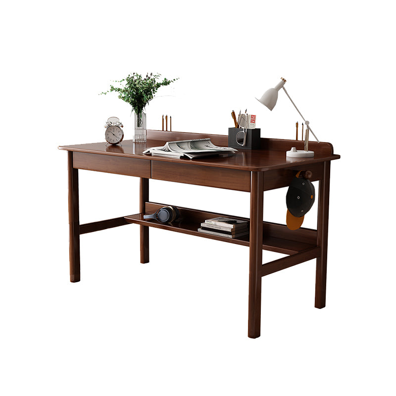 Modern Style Wooden Office Desk 2 Drawers Writing Desk for Bedroom