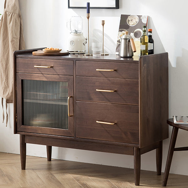 Dining Room Contemporary Side Board with Drawers and Storage