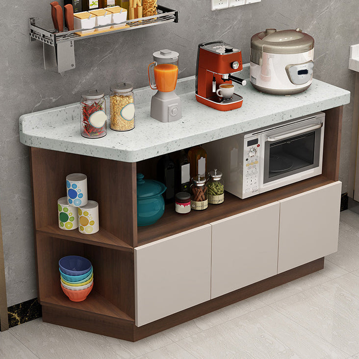 Contemporary Dining Server Kitchen Buffet Server Cabinet with Storage