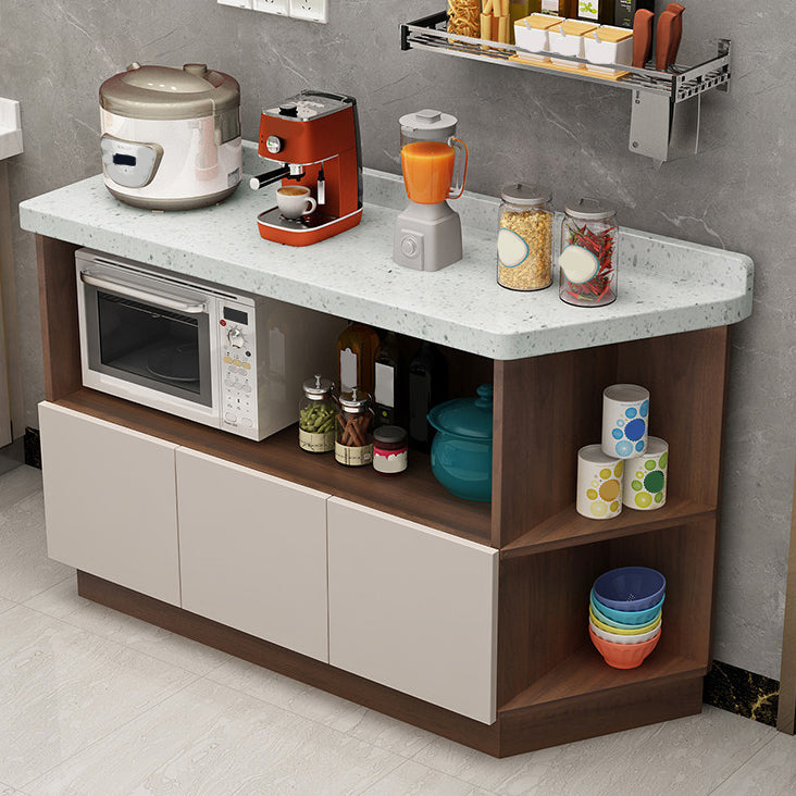 Contemporary Dining Server Kitchen Buffet Server Cabinet with Storage