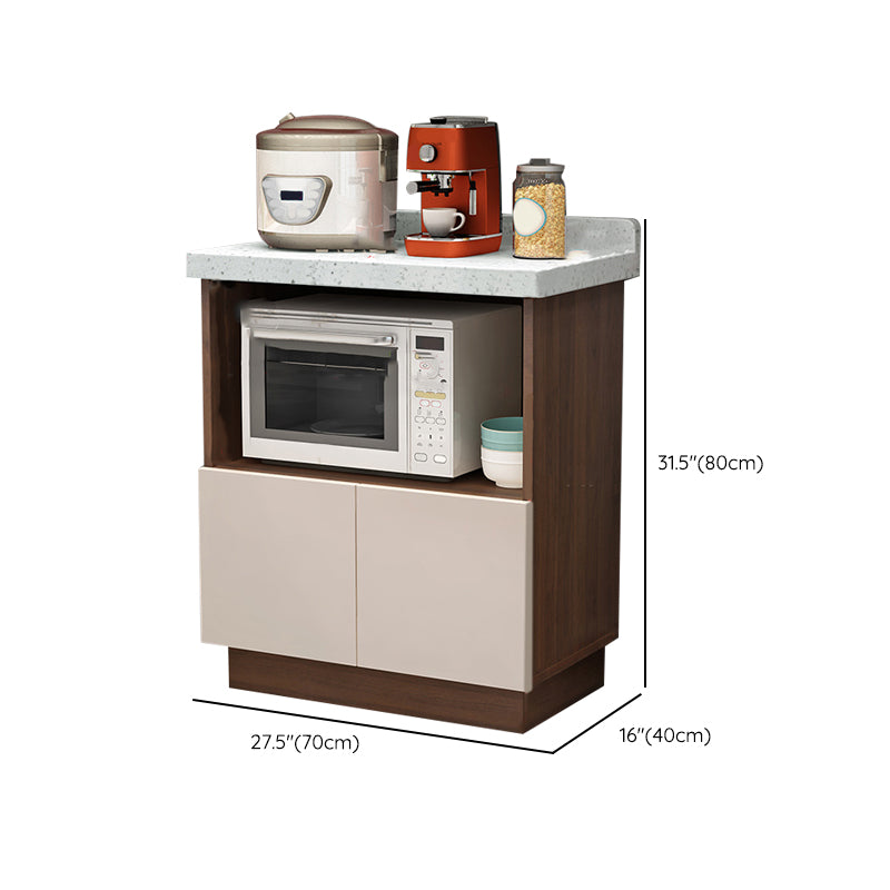 Contemporary Dining Server Kitchen Buffet Server Cabinet with Storage