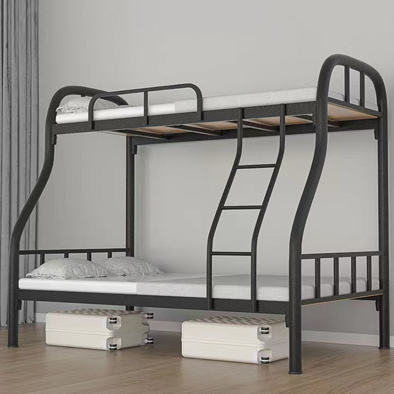 Scandinavian Black / White Kid Bed Metal Frame Standard Bunk Bed