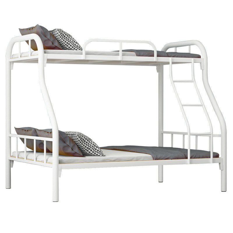 Scandinavian Black / White Kid Bed Metal Frame Standard Bunk Bed