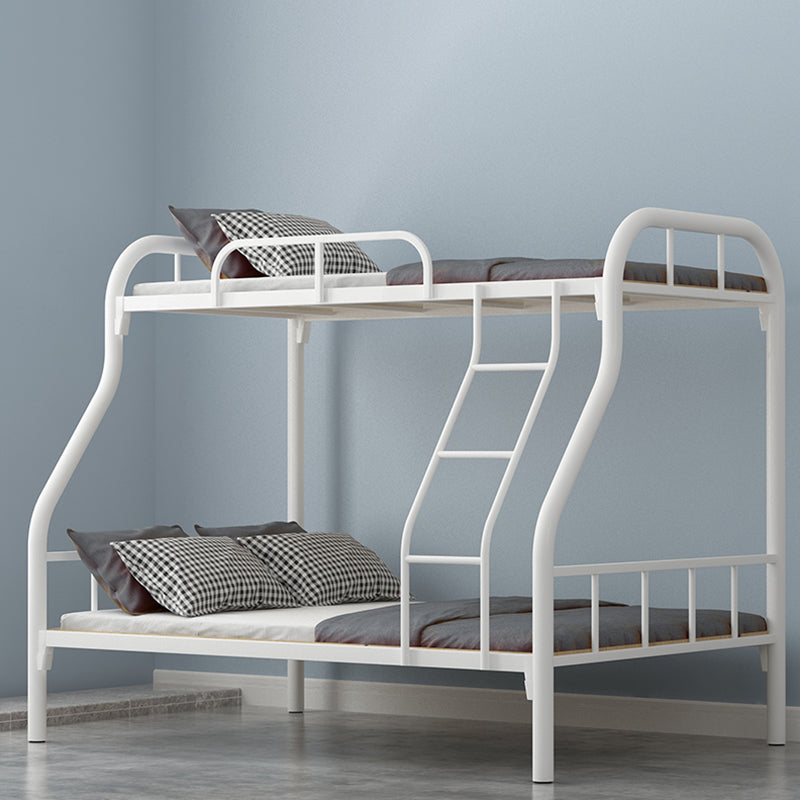 Scandinavian Black / White Kid Bed Metal Frame Standard Bunk Bed