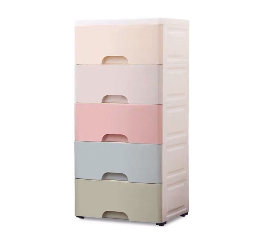 Scandinavian Baby Dresser Plastic Nursery Dresser with Drawers for Bedroom