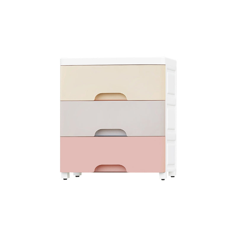 Scandinavian Baby Dresser Plastic Nursery Dresser with Drawers for Bedroom