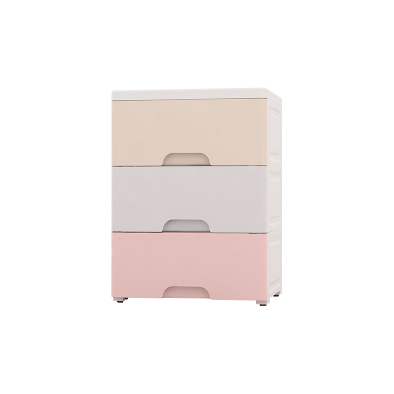 Scandinavian Baby Dresser Plastic Nursery Dresser with Drawers for Bedroom