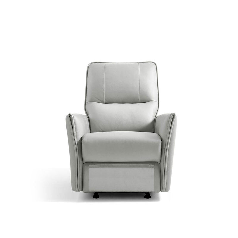 Modern Recliner Chair Faux Leather Solid Color Standard Recliner