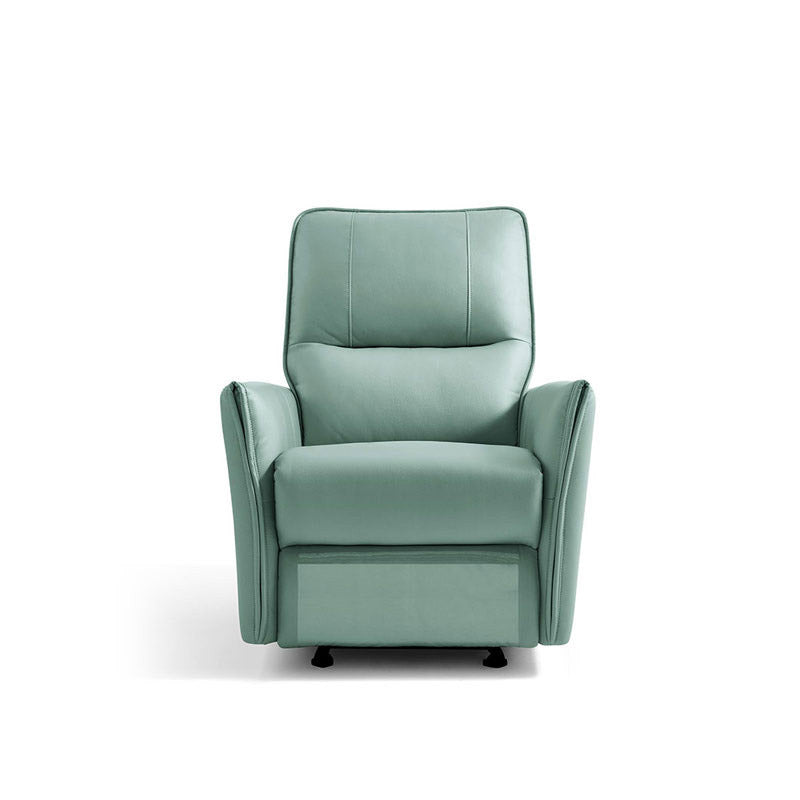 Modern Recliner Chair Faux Leather Solid Color Standard Recliner