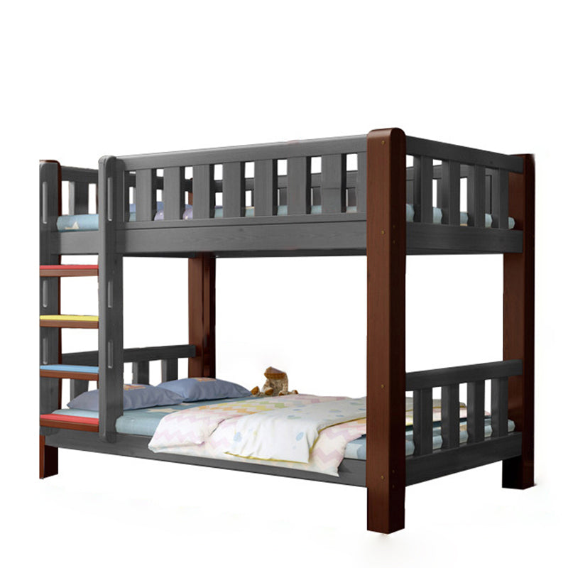 Mid-century Modern No Theme Kid Bed Solid Wood Standard Bunk Bed