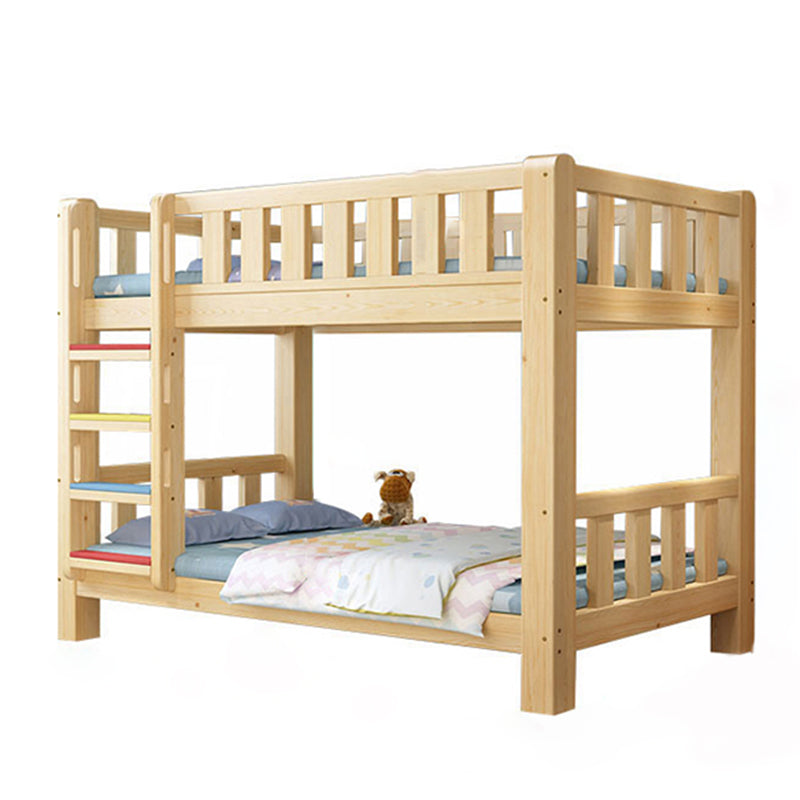 Mid-century Modern No Theme Kid Bed Solid Wood Standard Bunk Bed