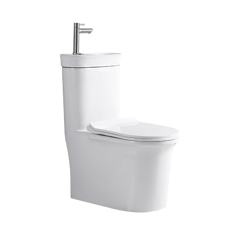 Contemporary Ceramic Flush Toilet Seat Included Urine Toilet for Washroom