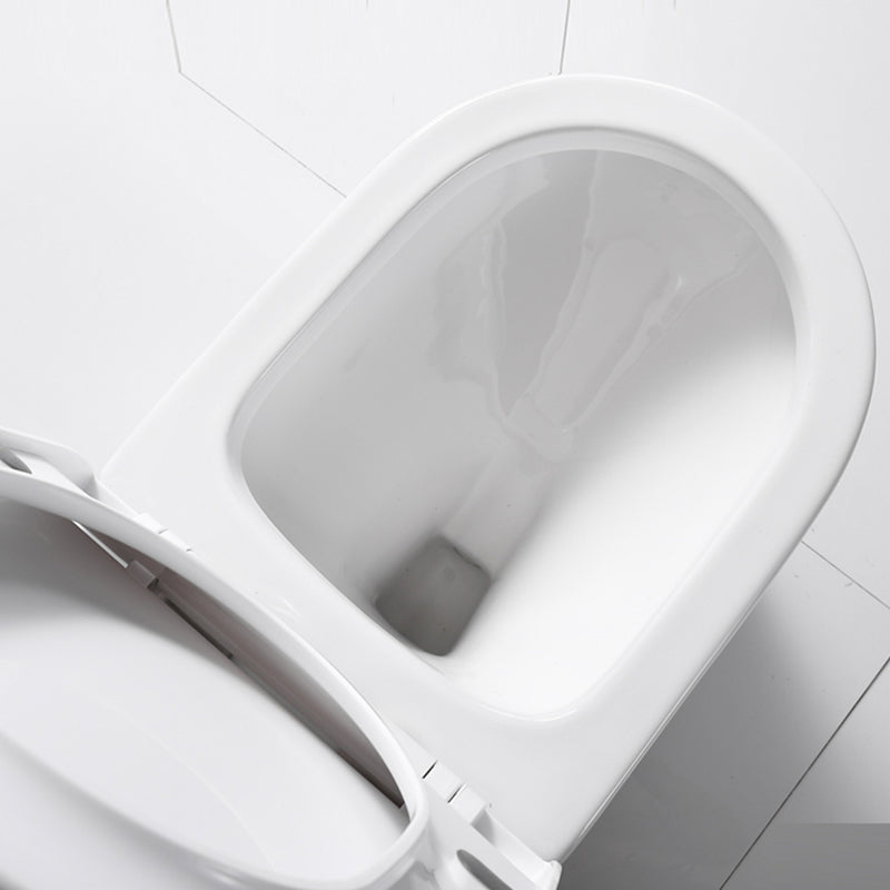 Contemporary Ceramic Flush Toilet Seat Included Urine Toilet for Washroom