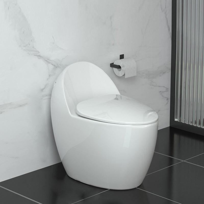 Contemporary Siphon Jet Flush Toilet Floor Mounted Urine Toilet for Bathroom