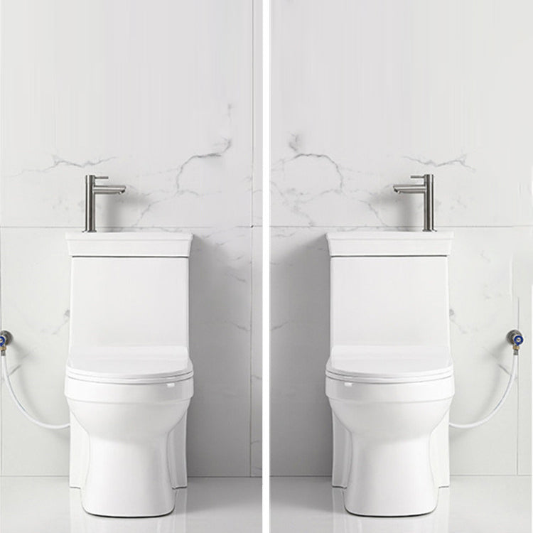 Modern Siphon Jet Flush Toilet Floor Mount One-Piece Toilet Toilet