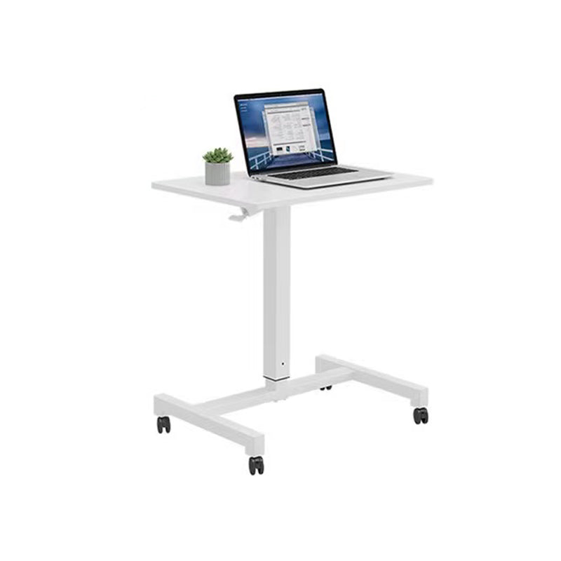 Wood Top Home Lap Desk Adjustable Kids Writing Desk with Casters