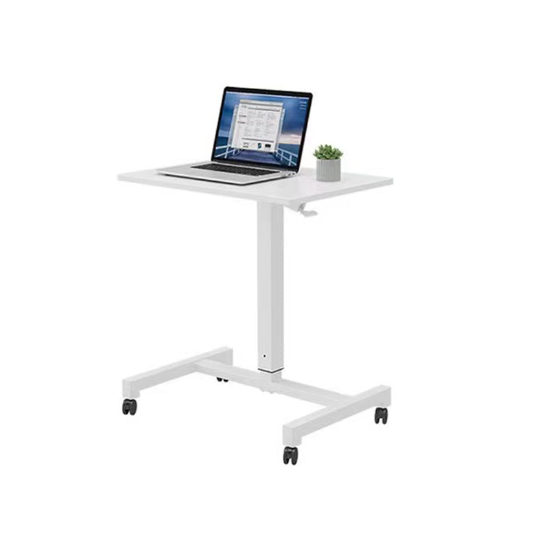 Wood Top Home Lap Desk Adjustable Kids Writing Desk with Casters