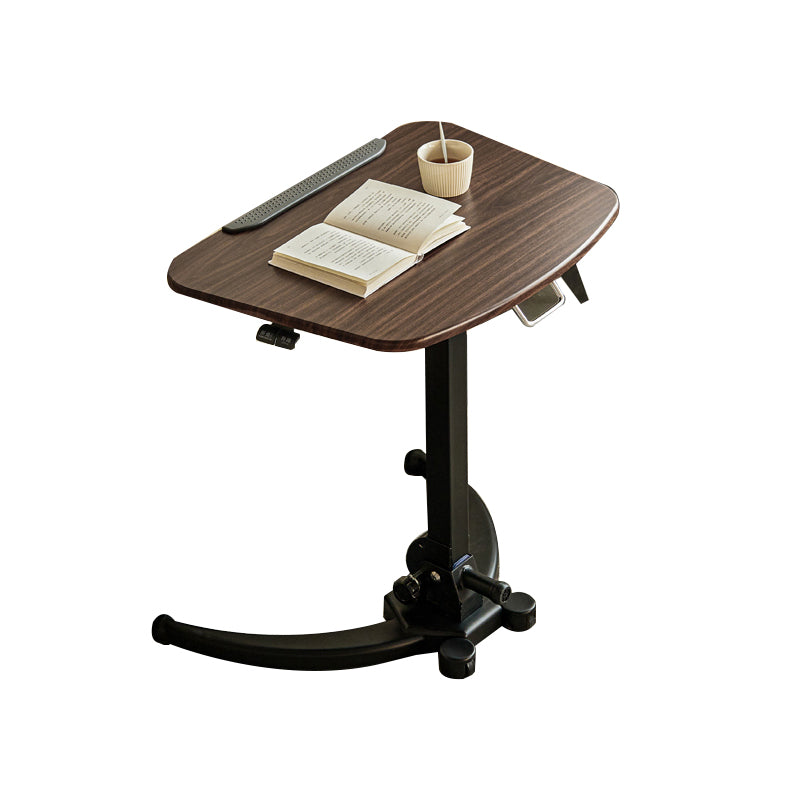 Wood Top Home Lap Desk Adjustable Kids Writing Desk with Casters