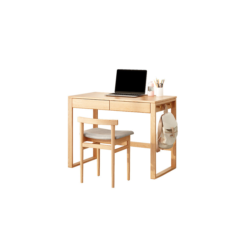 Study Desk with Storage and Drawer Child Desk and Chair Set with Hook