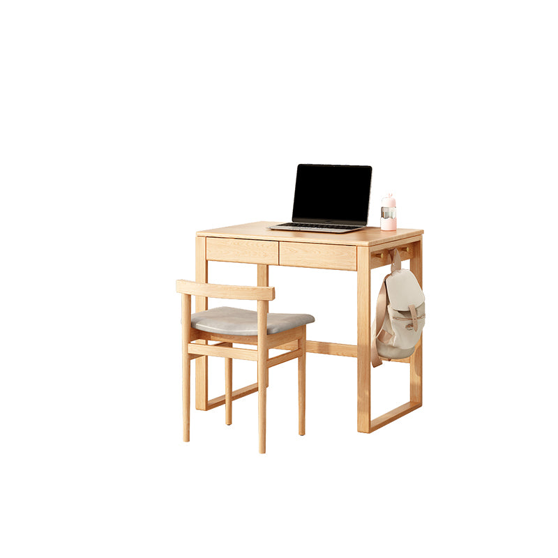 Study Desk with Storage and Drawer Child Desk and Chair Set with Hook