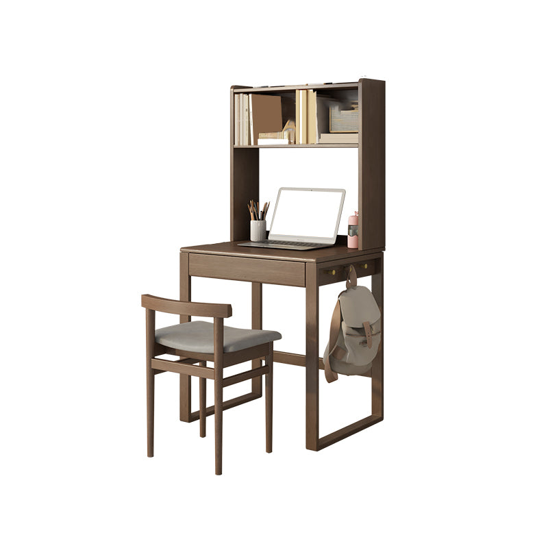 Study Desk with Storage and Drawer Child Desk and Chair Set with Hook