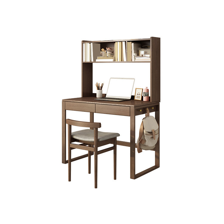 Study Desk with Storage and Drawer Child Desk and Chair Set with Hook