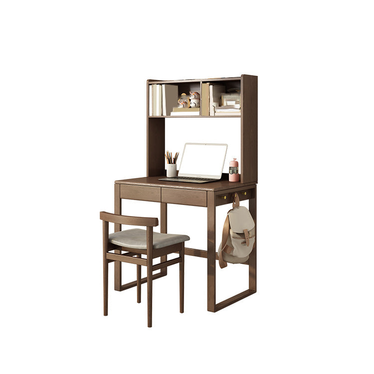 Study Desk with Storage and Drawer Child Desk and Chair Set with Hook