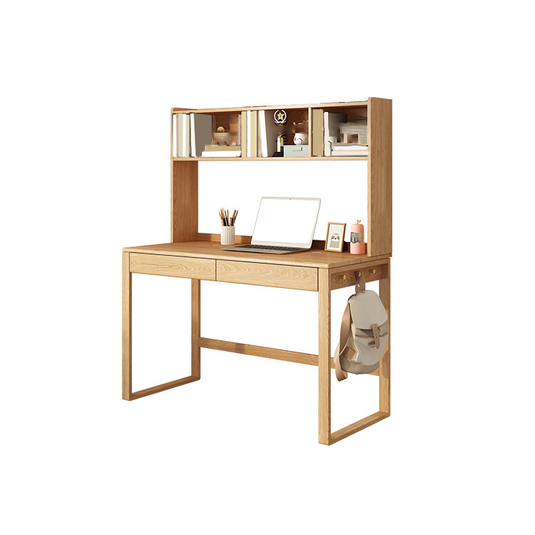 Study Desk with Storage and Drawer Child Desk and Chair Set with Hook